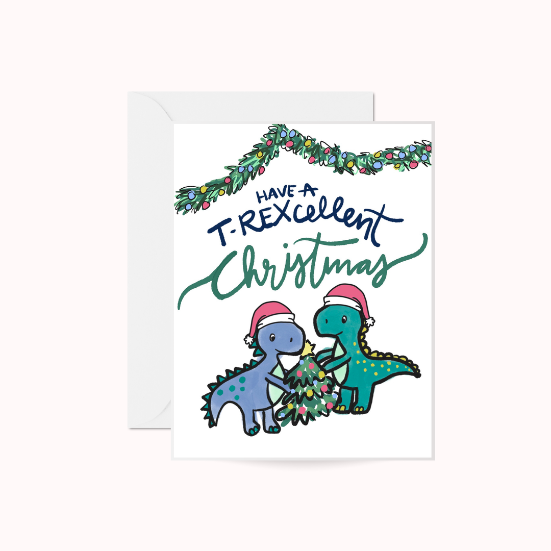 T-Rexcellent Christmas Card