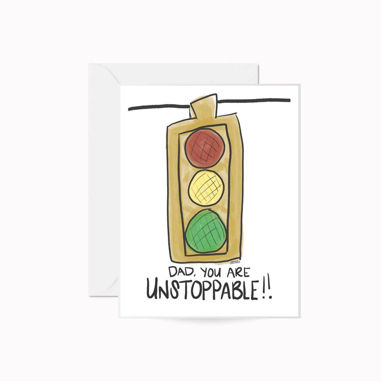 Dad, You're Unstoppable Greeting Card