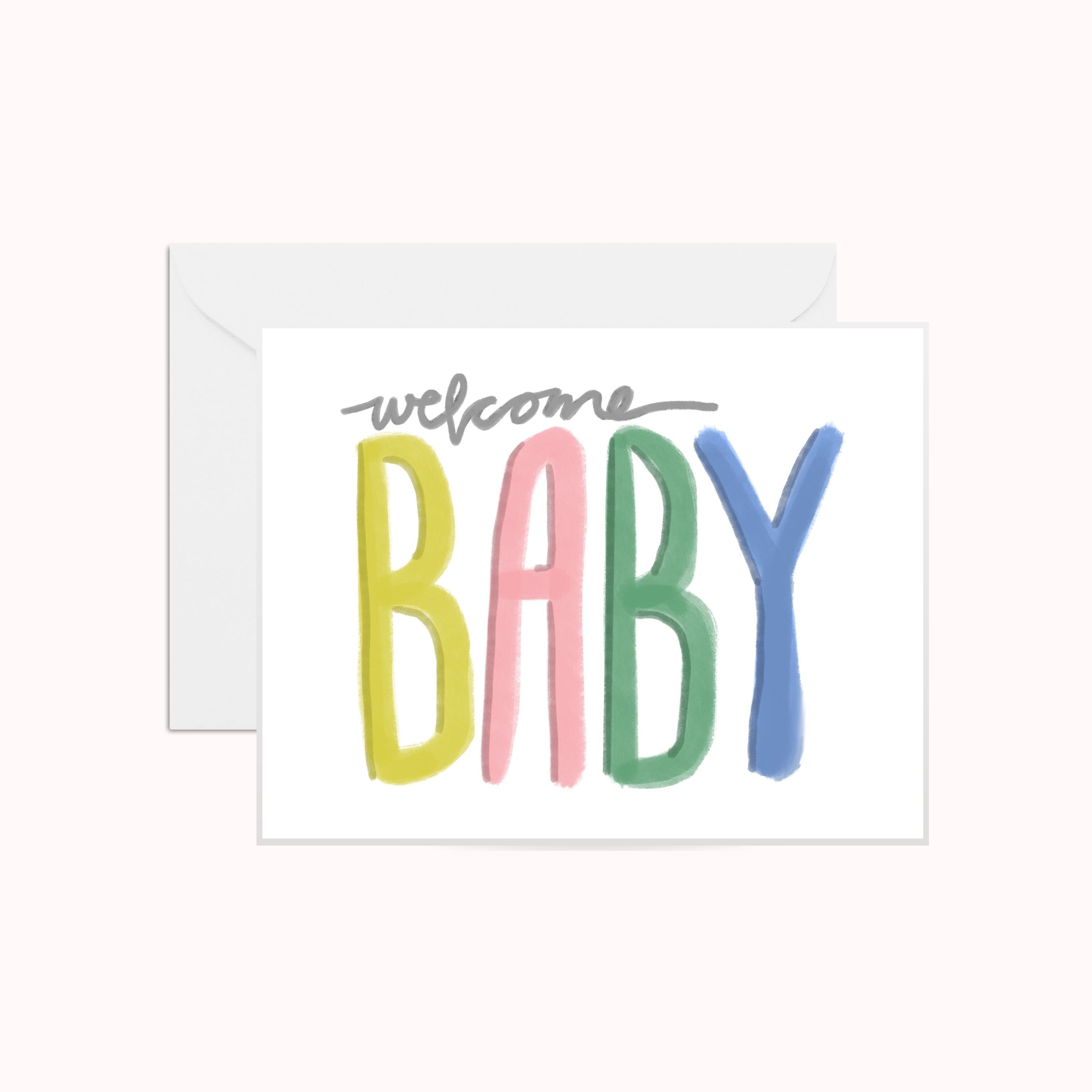 Welcome Baby Greeting Card – Anna Whitham Co.