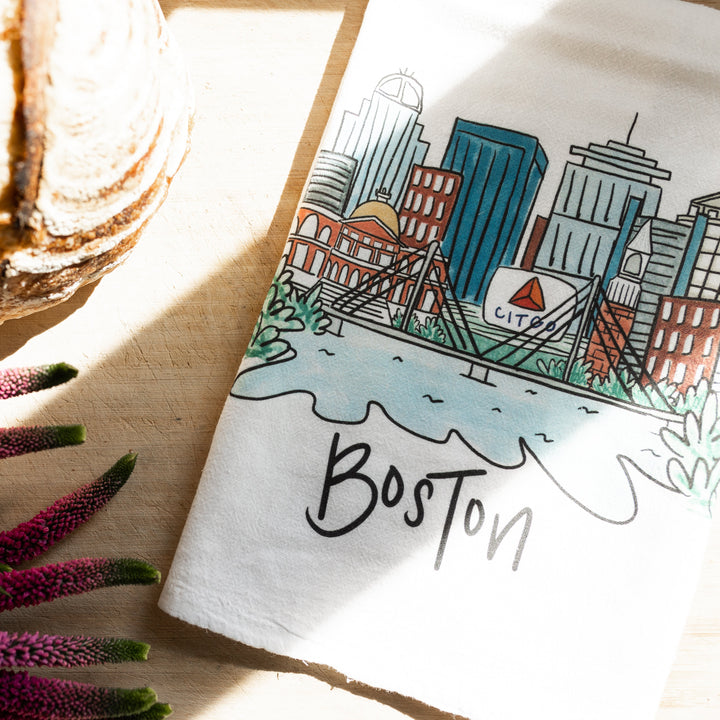 Boston Tea Towel