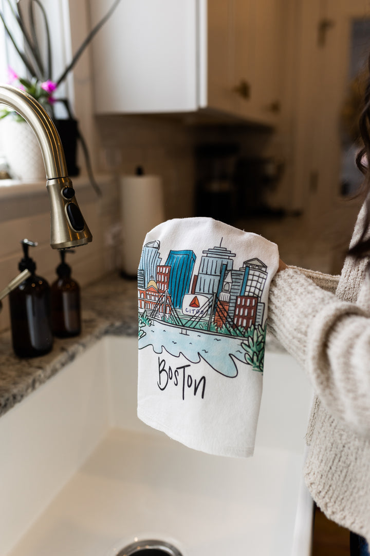 Boston Tea Towel