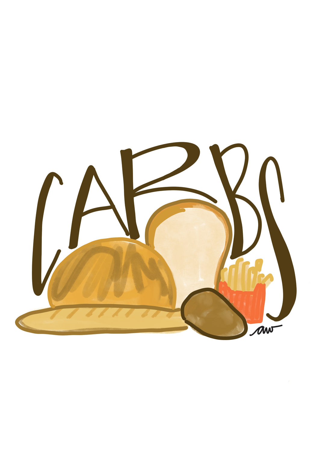Carbs Sticker