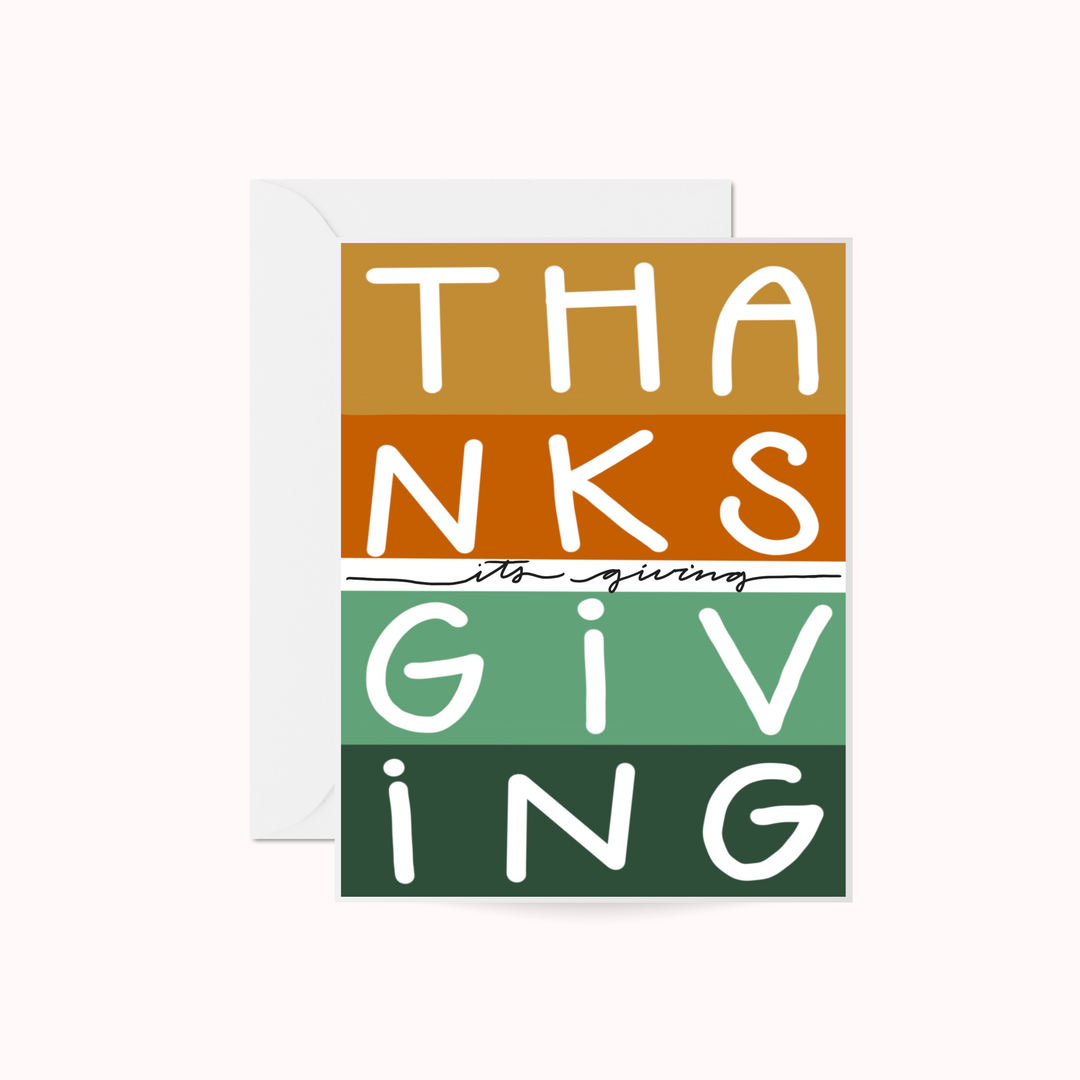 It's Giving Thanksgiving Card