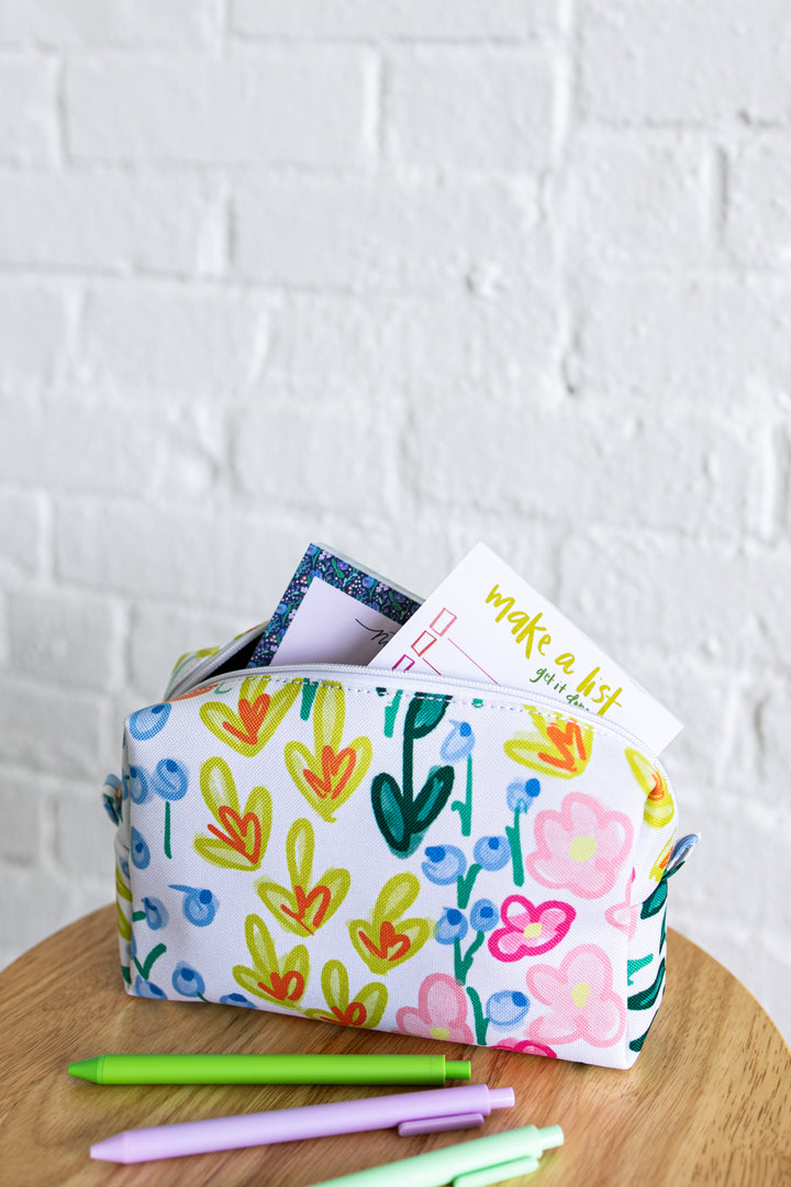 Lauren Floral Zipper Pouch