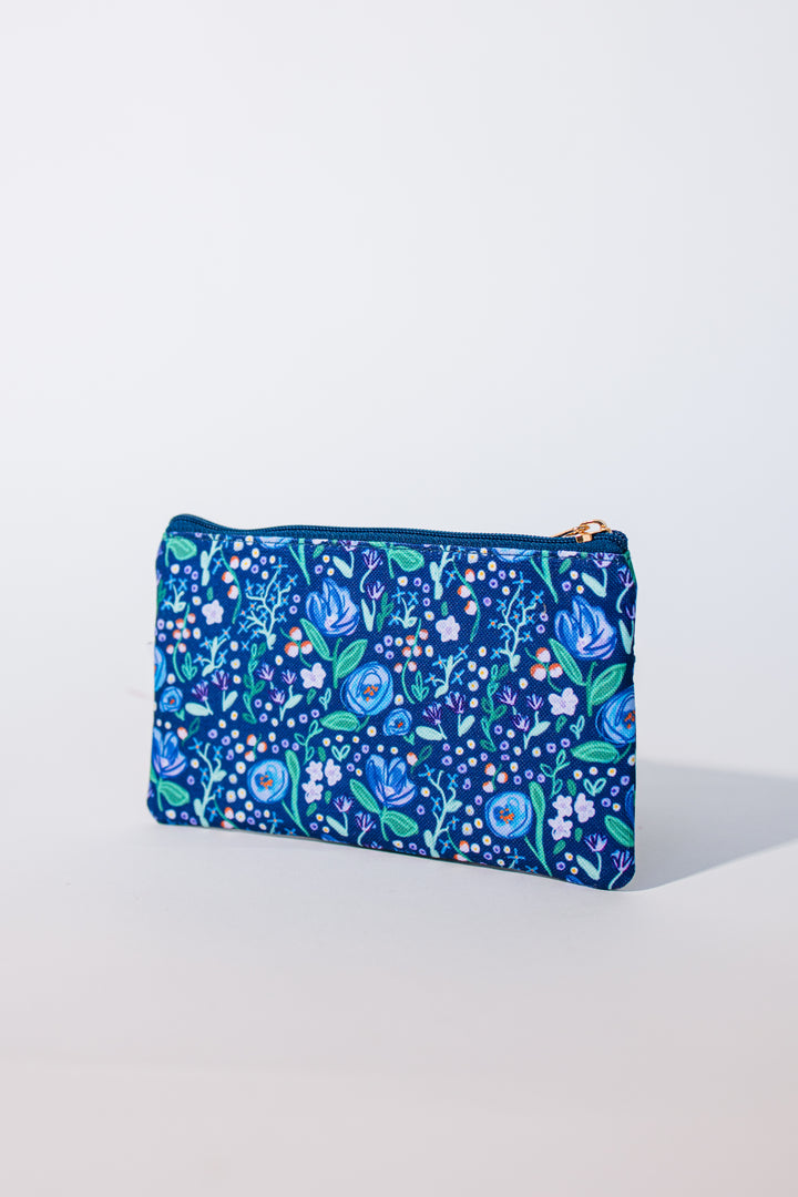 Alison Floral Pencil Pouch | Zipper Bag | Pencil Bag |