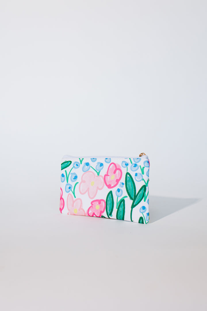 Lauren Floral Pencil Pouch | Zipper Bag | Pencil Bag |